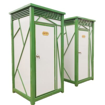 Toilette portatili moderne mobili verdi della lega di alluminio
