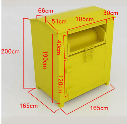 La donazione di altezza dell'abbigliamento 2m diminuisce il giallo delle scatole