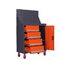 15 banco da lavoro mobile arancio della cassetta degli attrezzi dei cassetti ISO9001