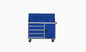 5 Governi di strumento mobili blu del cassetto, banco da lavoro mobile ISO9001 con stoccaggio dello strumento