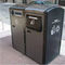 Bidoni della spazzatura astuti all'aperto di acciaio inossidabile, rifiuti dell'en 840 e recipiente di riciclaggio automatici