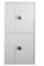 Bianco verticale della serratura ISO9001 delle porte confidenziali astute elettroniche del Governo due