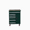ISO14001 cassetta portautensili mobile verde con i cassetti, Governo di stoccaggio dello strumento del metallo