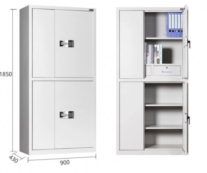 Fabbrica elettronica dell'armadietto del gabinetto di archivio confidenziale del metallo del buono di contabilità di parola d'ordine di grande stoccaggio d'acciaio